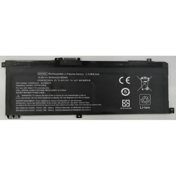 CoreParts MBXHP-BA0277 ricambio per laptop Batteria (Laptop Battery for HP 50.32Wh - 14.8V 3400mAh 50Wh Li-ion - 14.8V 3350mAh for HP Envy 15-DR0000, Envy 15-DR0000 X360, Envy 15-dr0001ng - Warranty: