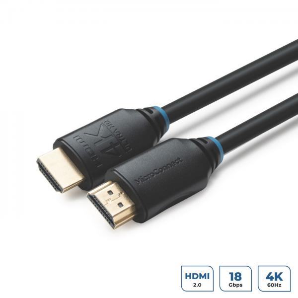 Microconnect MC-HDM191920V2.0 cavo HDMI 20 m HDMI tipo A [Standard] Nero (HDMI Cable 4K, 20m - Warranty: 300M)