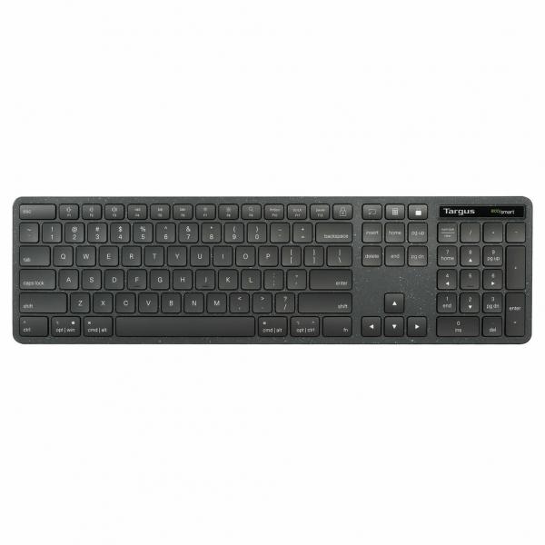 Targus EcoSmart AKB874NO tastiera Universale USB QWERTY Nordic Nero (Targus EcoSmart - Keyboard - full size - antimicrobial - USB - QWERTY - Nordic - black) - Versione UK
