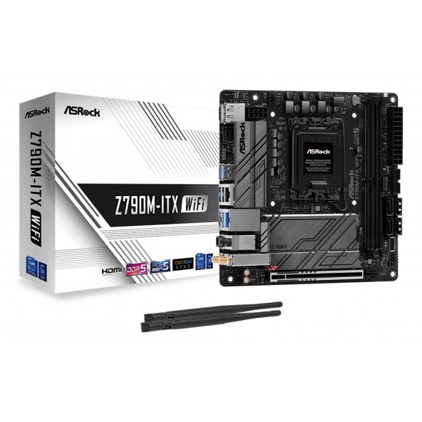 Asrock Z790M-ITX WiFi Intel Z790 LGA 1700 mini ITX (Z790M-Itx Wifi Intel Z790 Lga - 1700 Mini Itx - Warranty: 12M)