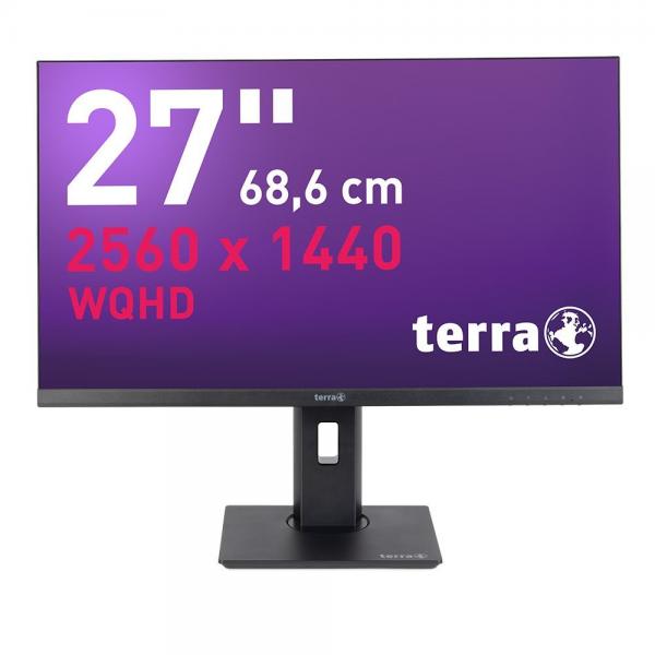 TERRA 3030223 Monitor PC 68,6 cm [27] 2560 x 1440 Pixel Wide Quad HD LCD Nero (TERRA LCD/LED 2772W PV)