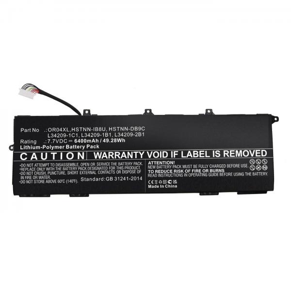 CoreParts MBXHP-BA0301 ricambio per laptop Batteria (Laptop Battery for HP 50.16Wh - 7.6V 6600mAh 52Wh Li-Polymer - 7.7V 6700mAh, Black for EliteBook X360 830 G6 - Warranty: 12M)