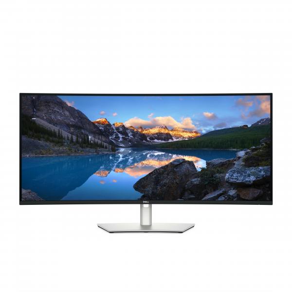 DELL UltraSharp U4025QW Monitor PC 101,6 cm [40] 5120 x 2160 Pixel 5K Ultra HD LCD Argento (TFT U4025QW 40IN IPS CURVED - 5120X2160 21:9 HDMI DP TB USB)