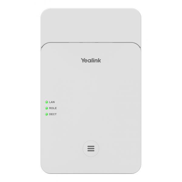 Yealink W75 Mini MC stazione base DECT Bianco (W75 Mini MC - Cordless phone - base station / VoIP phone - base station with caller ID/call waiting - Warranty: 12M)