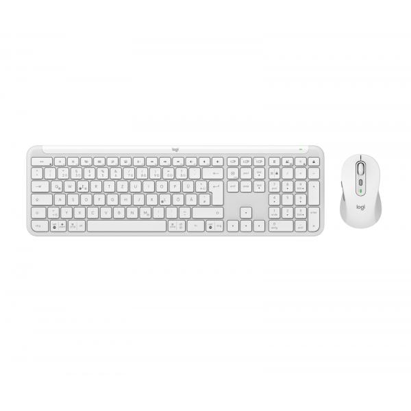 Logitech Signature Slim Combo MK950 (SIGNATURE SLIM COMBO MK950 OFF - WHITE - DEU - CENTRAL-419) - Versione Tedesca