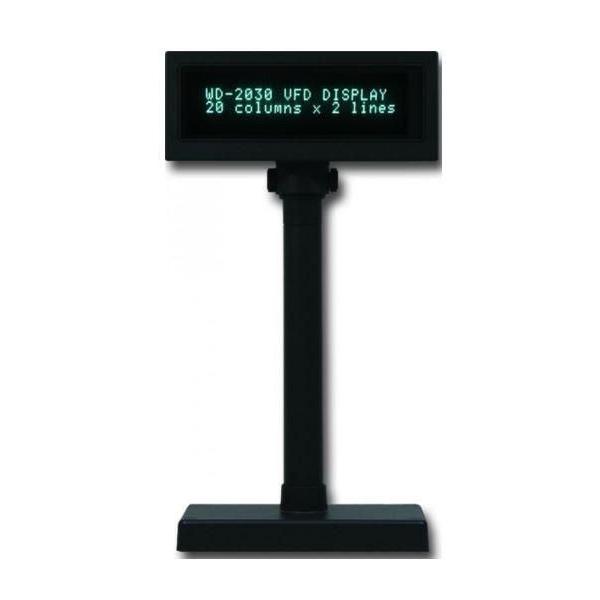 Capture WD-2312000021 display cliente USB 2.0 Nero (WD-2030 B, USB Base [Black] - Powered by USB+5VDC, 2,5W)