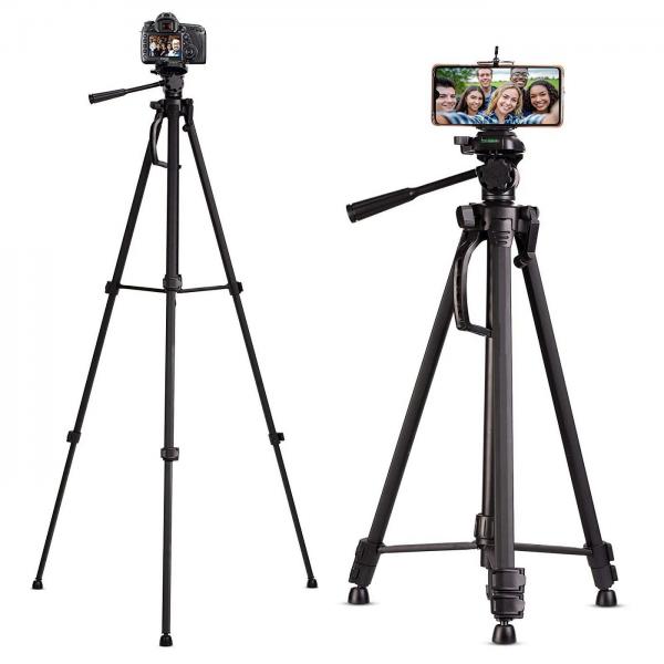 CoreParts MOBX-ACC-022 treppiede (Tripod Stand 51cm-180cm, Fit - for all Cameras and 4-7 - Phones - Warranty: 12M)