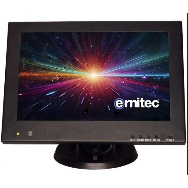 Ernitec 0070-24110-M Monitor PC 25,6 cm [10.1] 1920 x 1080 Pixel Full HD LCD Nero (10 Surveillance monitor for - 24/7 Use, 1080P Resolution 2 - x HDMI 2.0, 1 x VGA, 1 x BNC inputs. 1 x BNC output, 2