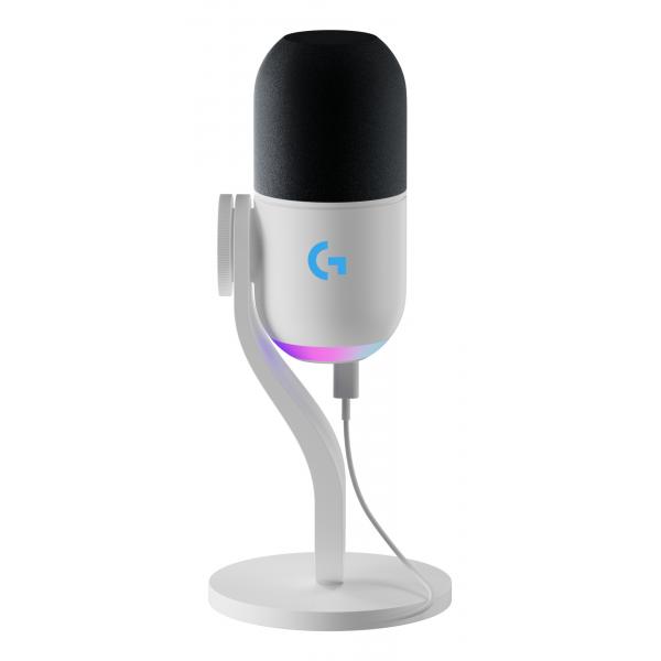 Logitech G Yeti GX Nero, Bianco Microfono da tavolo (Yeti GX Dynamic RGB Gaming Mic w LIGHT)