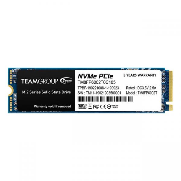 Team Group MP33 2 TB M.2 PCI Express 3.0 NVMe 3D NAND (2TB MP33 M.2 NVME GEN3 SSD)