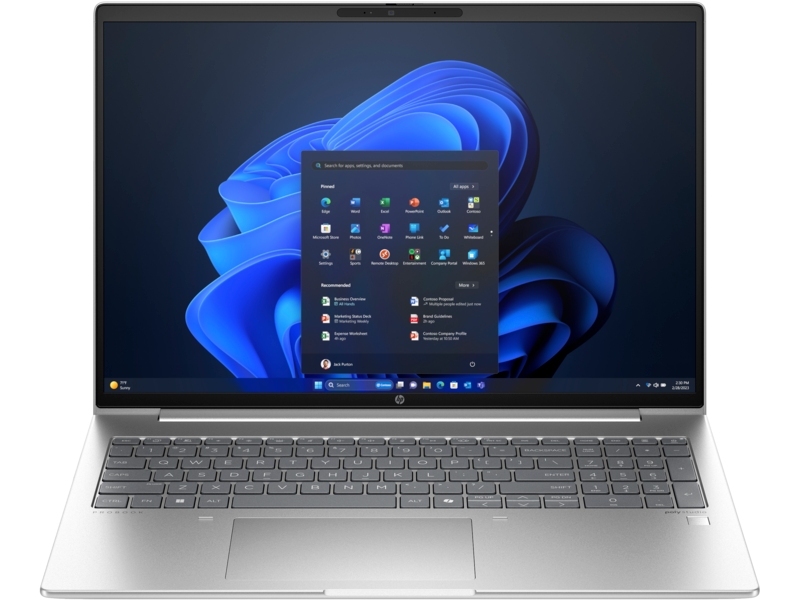 HP ProBook 460 G11 Intel Core Ultra 5 125U Computer portatile 40,6 cm [16] WUXGA 8 GB DDR5-SDRAM 512 GB SSD Wi-Fi 6E [802.11ax] Windows 11 Pro AI PC Argento (HP PB460G11 U5-125U 16 8GB/512 PC Italy -