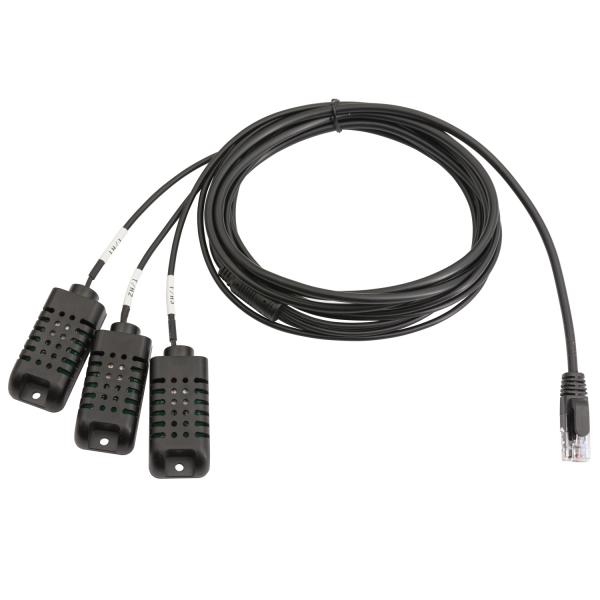 APC EPDU-TH3 sensore di temperatura e umidità Interno Temperature & humidity sensor Cablato (APC Easy Rack - PDU rack temperature & humidity sensor - black)