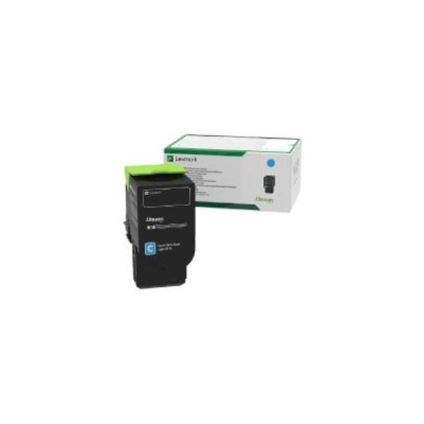 Lexmark 79L2HC0 cartuccia toner 1 pz Compatibile Ciano (RETURN PROG TONER CARTRIDGE - CYAN 46.9K PGS F/ CX83395X)