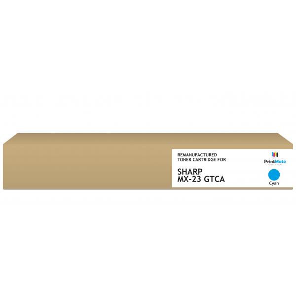 PrintMate K40079F6 cartuccia toner 1 pz Compatibile Ciano (REMANUFACTURED CYAN TONER MX-23 10000p YIELD)