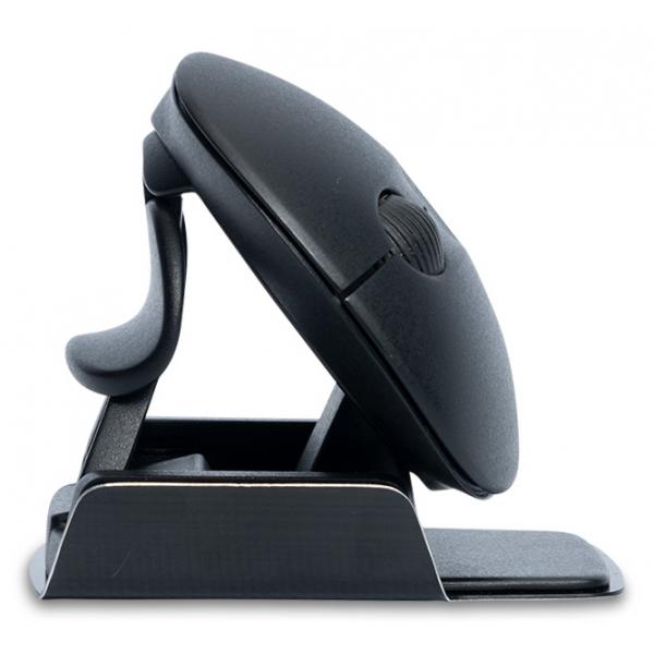 R-Go Tools Mouse ergonomico R-Go Twister, con software di pausa, ambidestro per destra e sinistra, pieghevole, Bluetooth e con cavo (R-GO TWISTER ERGONOMISCHE MAUS - ERGONOMIC MOUSE - WIRED/WIRELESS)