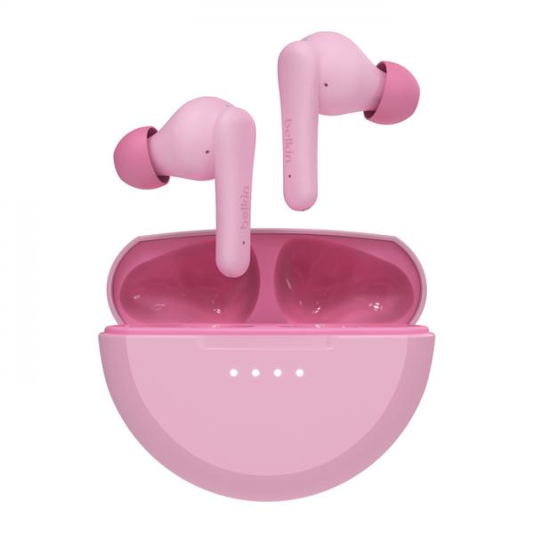 Belkin SoundForm Nano 2 Cuffie Wireless In-ear Musica e Chiamate Micro-USB Bluetooth Rosa (SOUNDFORM NANO2 TRUE WLESS BUDS PNK)