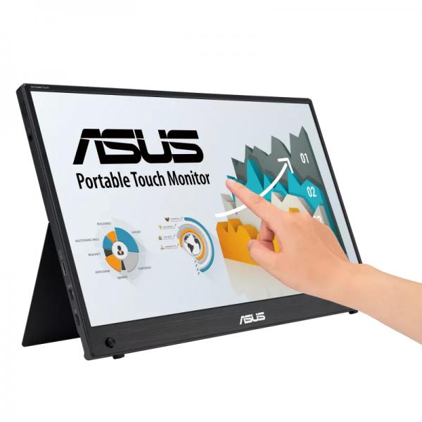 ASUS ZenScreen MB16AMTR Monitor PC 39,6 cm [15.6] 1920 x 1080 Pixel Full HD LCD Touch screen Nero (Zenscreen Mb16Amtr Computer - Monitor 39.6 Cm [15.6] 1920 - X 1080 Pixels Full Hd Lcd Touchscreen Bl