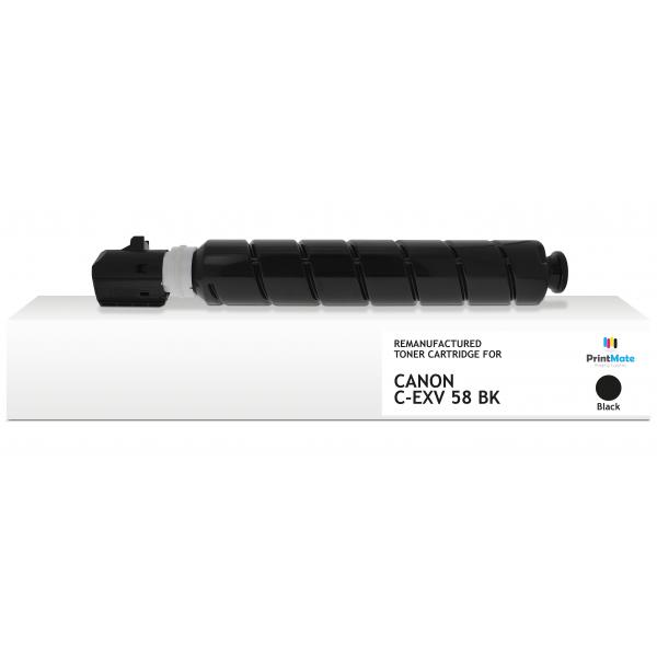 PrintMate K40433F6 cartuccia toner 1 pz Compatibile Nero (REMANUFACTURED BLACK TONER C-EXV58K 71000P YIELD)