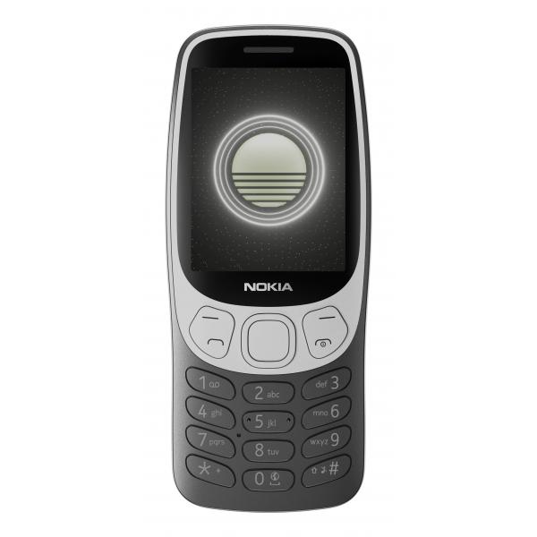Nokia 3210 [2024] 6,1 cm [2.4] 89 g Nero Telefono cellulare basico (NOKIA 3210 4G TA-1618 DS GRUNGE BLACK)