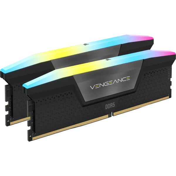 Corsair Vengeance RGB memoria 32 GB 2 x 16 GB DDR5 288-pin DIMM (Corsair Vengeance RGB - DDR5 - Kit - 32 GB: 2 x 16 GB [CMH32GX5M2B6400C36])