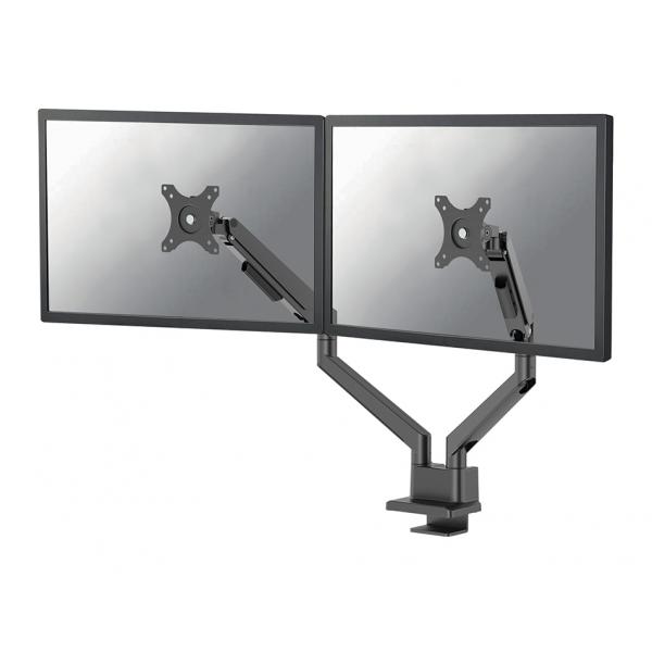 Neomounts DS70-250BL2 Braccio per monitor 17-32 - molla a gas - Topfix - 180°-stop (Neomounts IT Neomounts DS70-250BL2 full Dual motion monitor arm desk mount for 17-32 screens - Black)