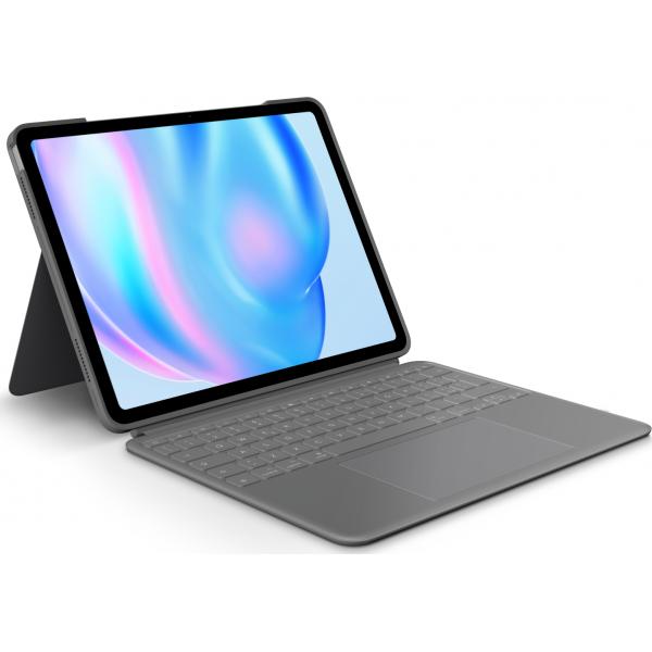 Logitech Combo Touch per iPad Air da 13 (Logitech Combo Touch - Custodia tastiera e carta - con trackpad - retroilluminato - Apple Smart connector - QWERTY - italiana - grigio oxford - per Apple 13-i