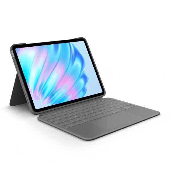 Logitech Combo Touch per iPad Air da 11, iPad Air [5a gen] (Logitech Combo Touch - Custodia tastiera e carta - con trackpad - retroilluminato - Apple Smart connector - QWERTY - italiana - grigio oxfo