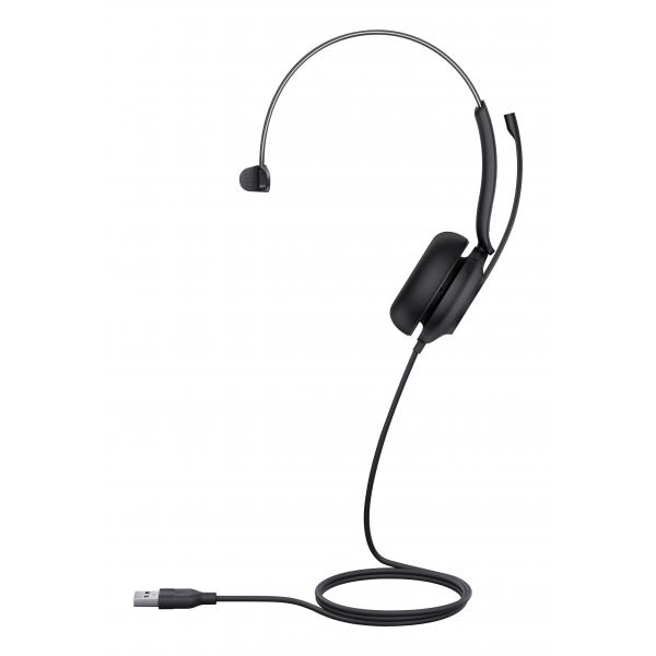 Yealink UH35 Mono Teams Auricolare Cablato A Padiglione Ufficio USB tipo A Nero (Yealink 1308135 UH35 Mono Teams USB wired headset)