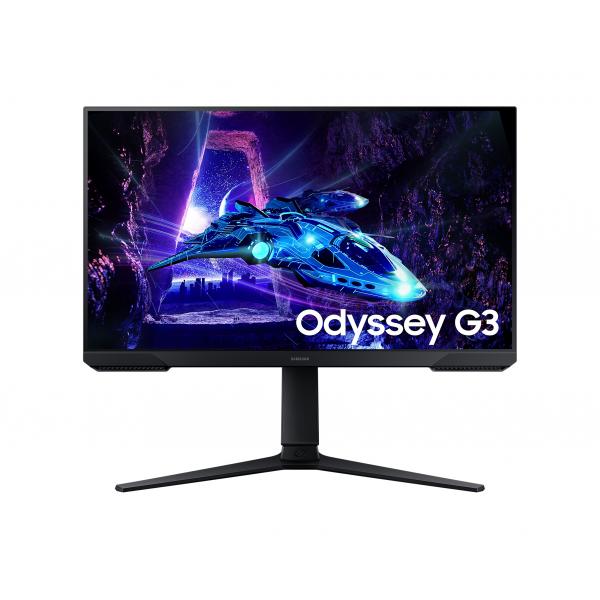 Samsung S24DG302EU Monitor PC 61 cm [24] 1920 x 1080 Pixel Full HD LED Nero (Samsung Odyssey G3 S24DG302EU - G30D Series - LED monitor - gaming - 24 - 1920 x 1080 Full HD [1080p] @ 180 Hz - VA - 250
