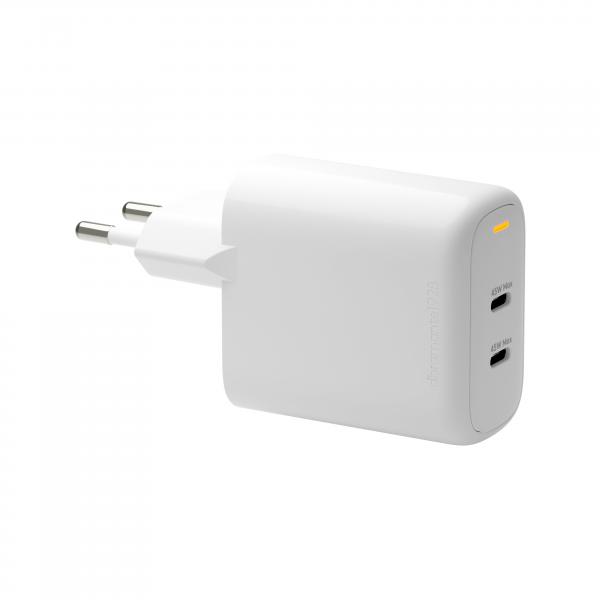 dbramante1928 CH45EUWH7113 Caricabatterie per dispositivi mobili Universale Bianco AC Interno (Re-charge - EU Wall Charger - 2x USB-C)