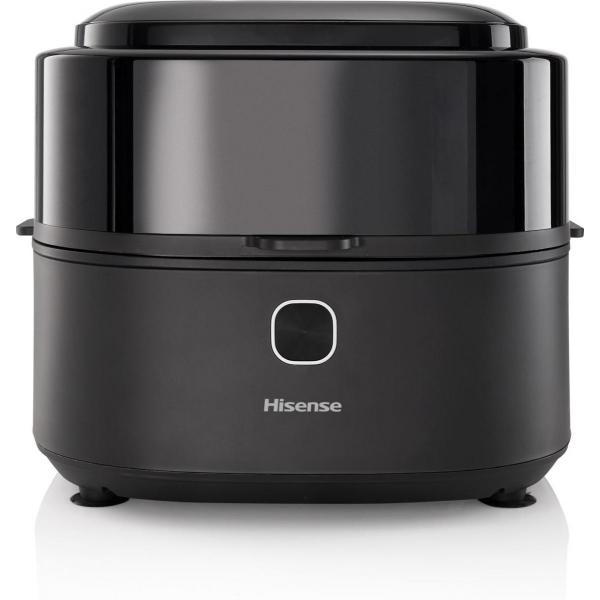 Hisense HAF1350DR Singolo 6,7 L Indipendente 1350 W Friggitrice ad aria calda Nero (Hisense HAF1350DR frituregryde Enkelt)