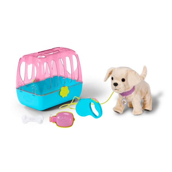 BABY born My Dog Lucky with Box Animale domestico per bambola (Zapf BABY born Mein Hund Lucky mit Box)