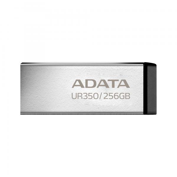 ADATA UR350 unità flash USB 256 GB USB tipo A 3.2 Gen 1 [3.1 Gen 1] Nero, Argento (ADATA USB 3.2 UR350 black 256GB)