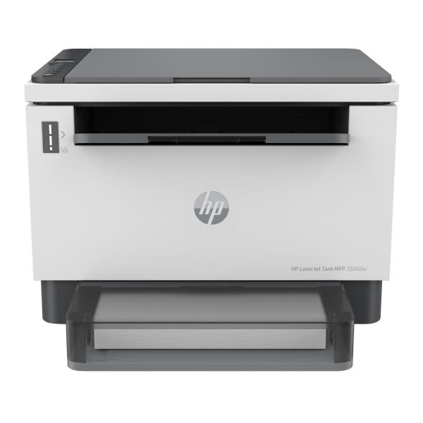 HP LaserJet Tank 2604dw Wireless Multifunction Bianco e nero Stampante, Fotocopiatrice, scanner; Fronte/retro (Laserjet Tank Mfp 2604Dw - Printer, Black And White, - Printer For Business, Wireless Tw