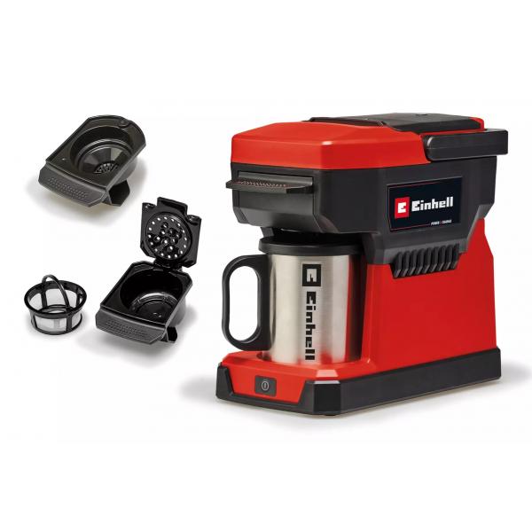 Einhell TE-CF 18 Li-Solo Automatica/Manuale Macchina da caffè con filtro 0,24 L (Einhell TE-CF 18 Li-Solo Semi-auto Fil)