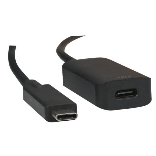 EFB Elektronik EBUSBC-USBC10GE.5 cavo USB USB 3.2 Gen 2 [3.1 Gen 2] 5 m USB C 10 Gbit/s Nero (USB 3.2 GEN2 10G EXTEN. C-C 5M - EXTENSION C-C MALE/FEMALE)
