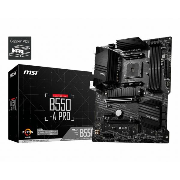 MSI B550-A PRO AMD B550 Socket AM4 ATX (B550-A PRO)