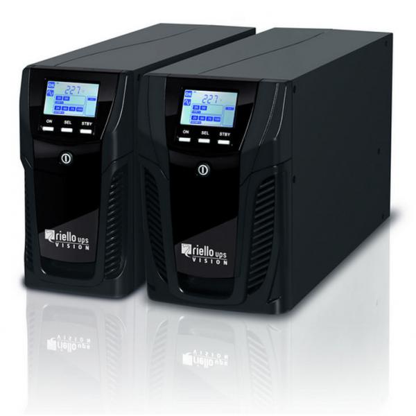 Riello VST 800 gruppo di continuità [UPS] A linea interattiva 0,8 kVA 640 W 4 presa[e] AC (Riello Vision 800VA)