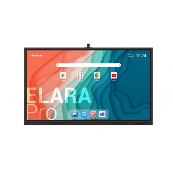 Newline Elara Pro lavagna interattiva 165,1 cm [65] 3840 x 2160 Pixel Touch screen Nero (Newline TT-6523QCA+ 65 Elara Pro Android 13, Cast+, Interactive Touch Screen with Camera)
