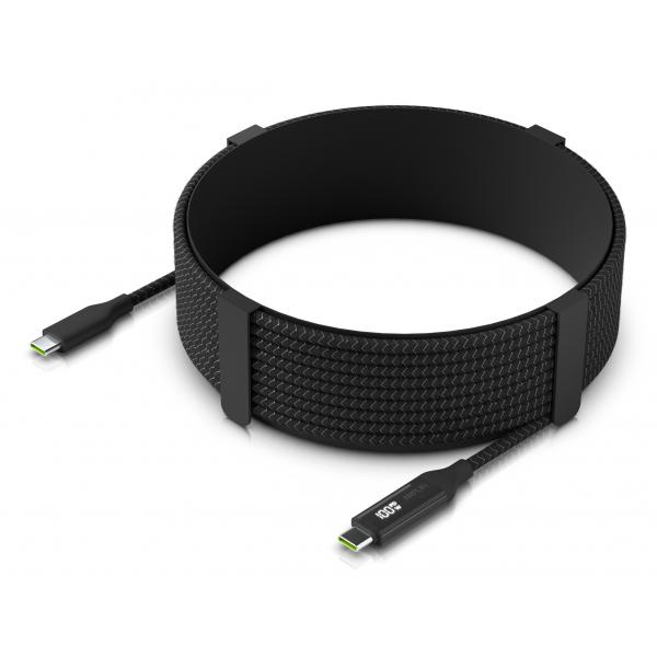 Ubiquiti AFi-Cable-USB-7M cavo USB USB C 100 W Nero, Grigio (Braided power and data cable - with a double-sided charge - display. 7M - Warranty: 24M)