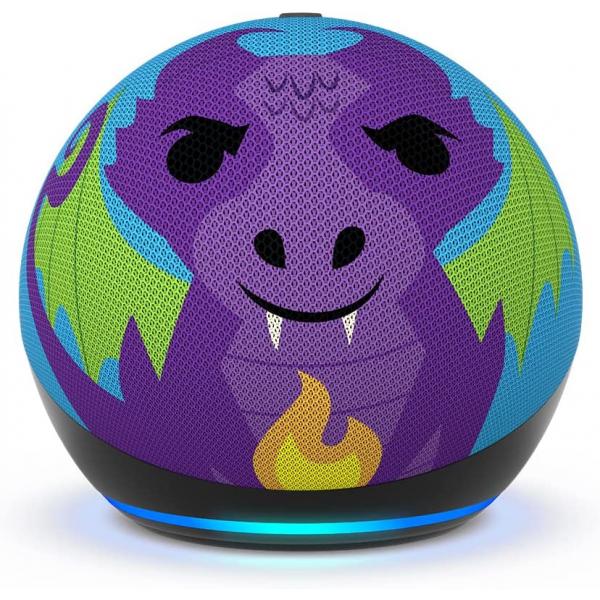 Amazon Echo Dot 5th Gen. Kids dragon