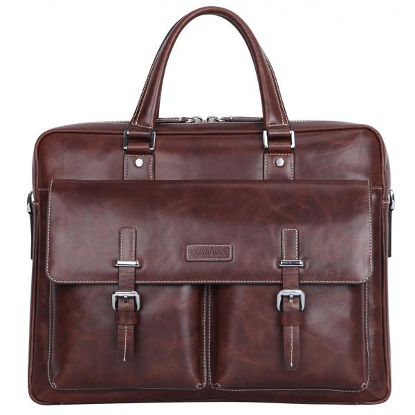 Cirafon SPM-1523-R5.2 borsa per laptop 39,6 cm [15.6] Valigetta ventiquattrore Marrone (Cirafon Leather Vintage 15.6 ?gte l?d)