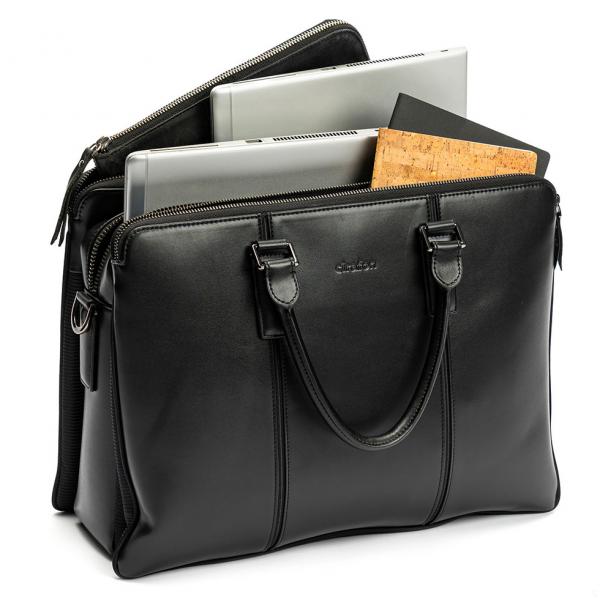 Cirafon SPM-1007R4 borsa per laptop 38,1 cm [15] Valigetta ventiquattrore Nero (Cirafon Big Business 15)