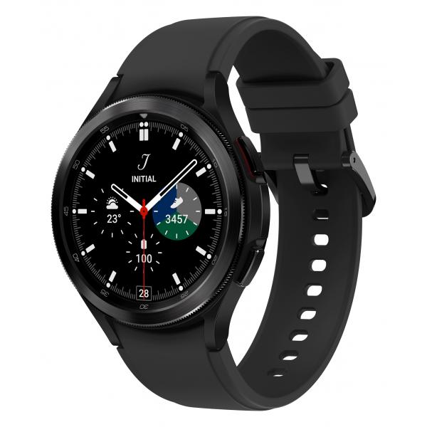 Samsung Galaxy Watch4 Classic 3,56 cm [1.4] OLED 46 mm Digitale 450 x 450 Pixel Touch screen Nero Wi-Fi GPS [satellitare] (Samsung SM-R890 Galaxy Watch4 Classic Smartwatch stainless steel 46mm black)