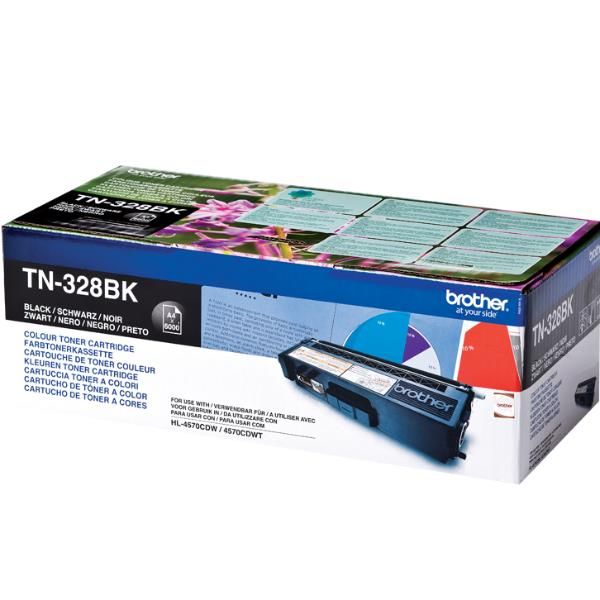 Brother TN-328BK cartuccia toner 1 pz Originale Nero (Toner Brother TN-328BK [6k])