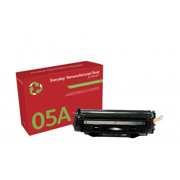 Toner rigenerato Everyday™ di Xerox Mono compatibile con HP 05A [CE505A], Capacità standard (HP LJ P2035P2055 STANDARDYIELD - OEM CE505A)