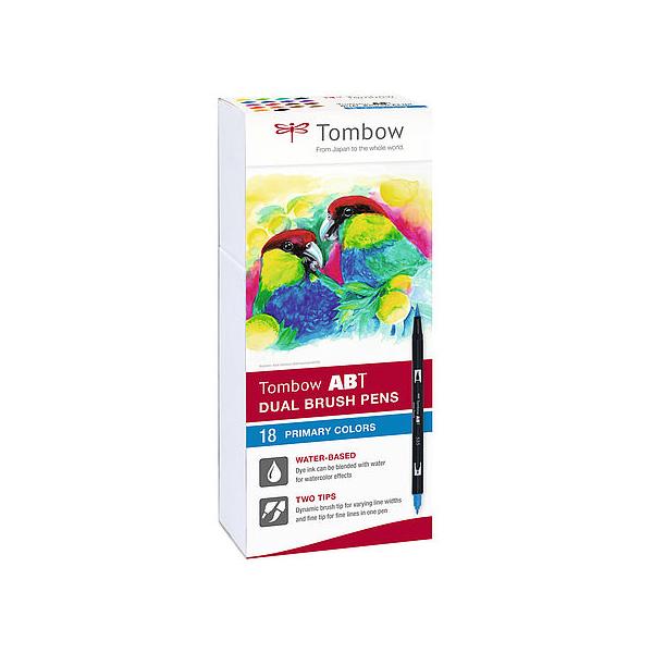 Tombow ABT-18P-1 marcatore Multicolore 18 pz (Tombow ABT-18P-1 filtpen Flerfarvet 18)