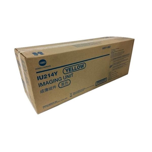 Konica Minolta A85Y08D cartuccia toner 1 pz Originale Giallo (OEM Konica Minolta A85Y08D Yellow Unit IU214Y)