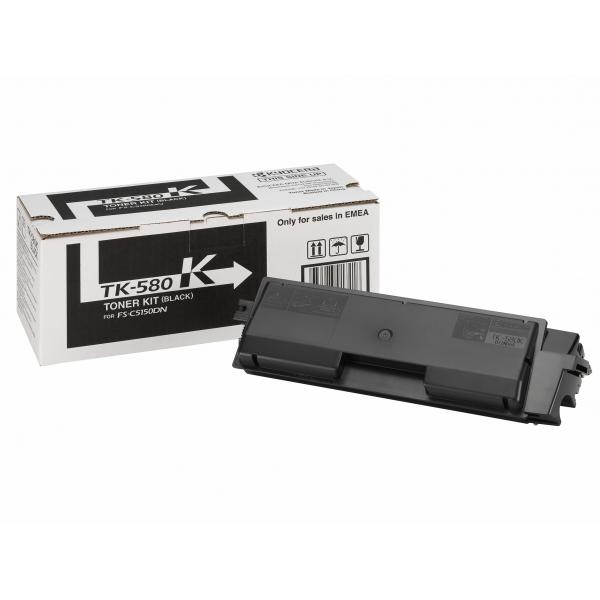 KYOCERA TK-580K cartuccia toner 1 pz Originale Nero (Toner Kyocera TK-580K black)