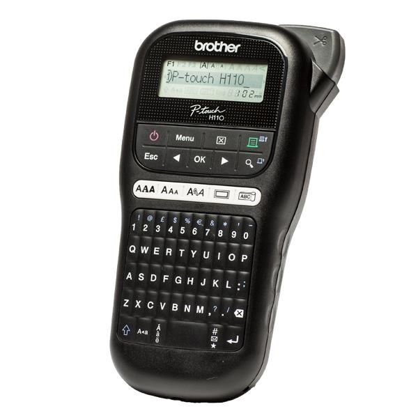 Brother PT-H110 stampante per etichette [CD] Trasferimento termico 180 x 180 DPI 20 mm/s TZe QWERTY (P-TOUCH LABEL MAKER - PT-H110 [HANDHELD])